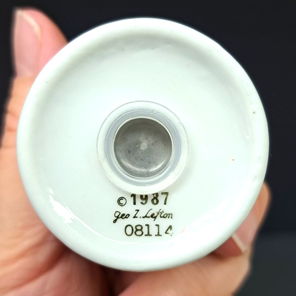 Vintage 1987 LEFTON  Pelican design salt & pepper set - Picture 3 of 5